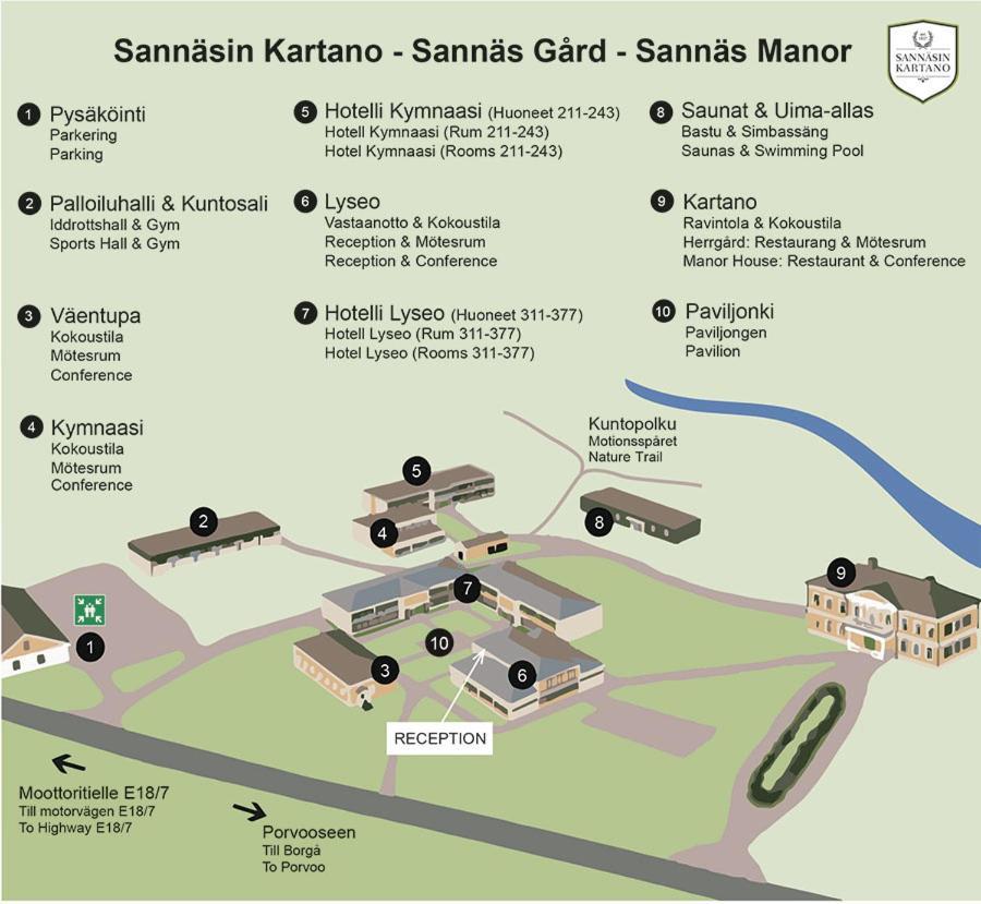 Sannasin Kartano Hotel Exterior photo